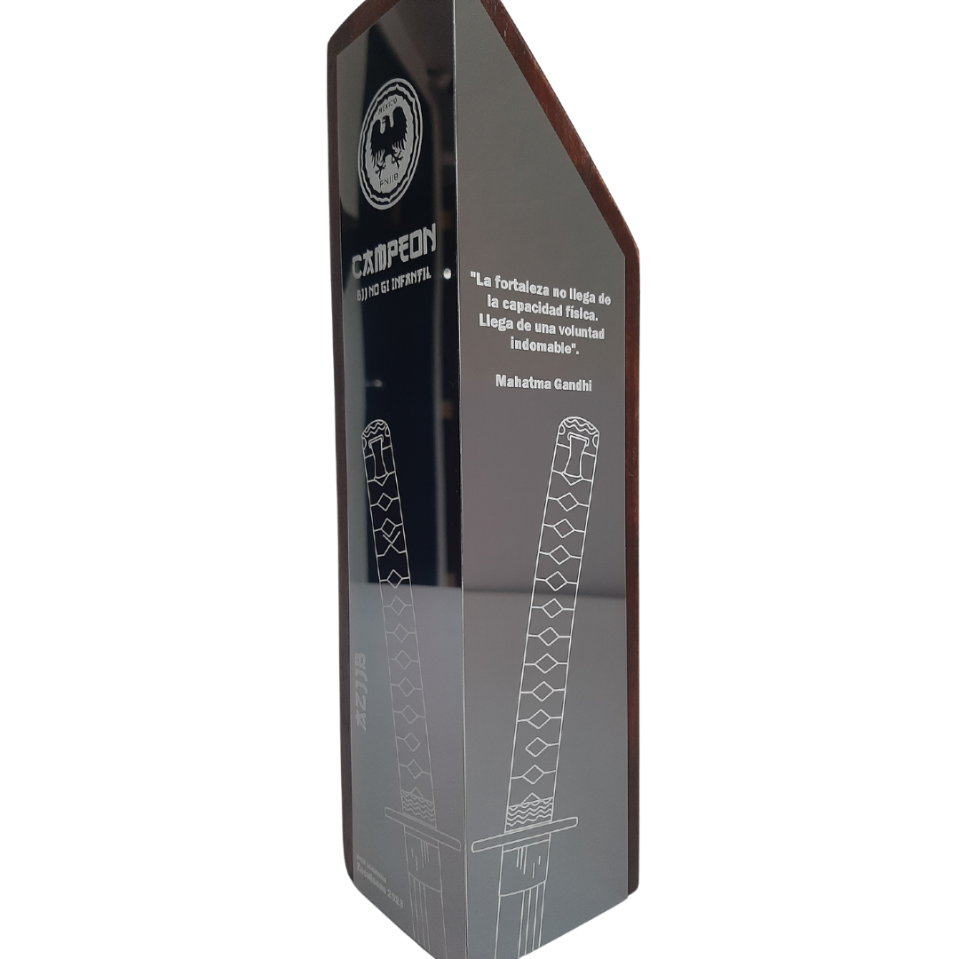 TAM300. Trofeo Madera Artes Marciales