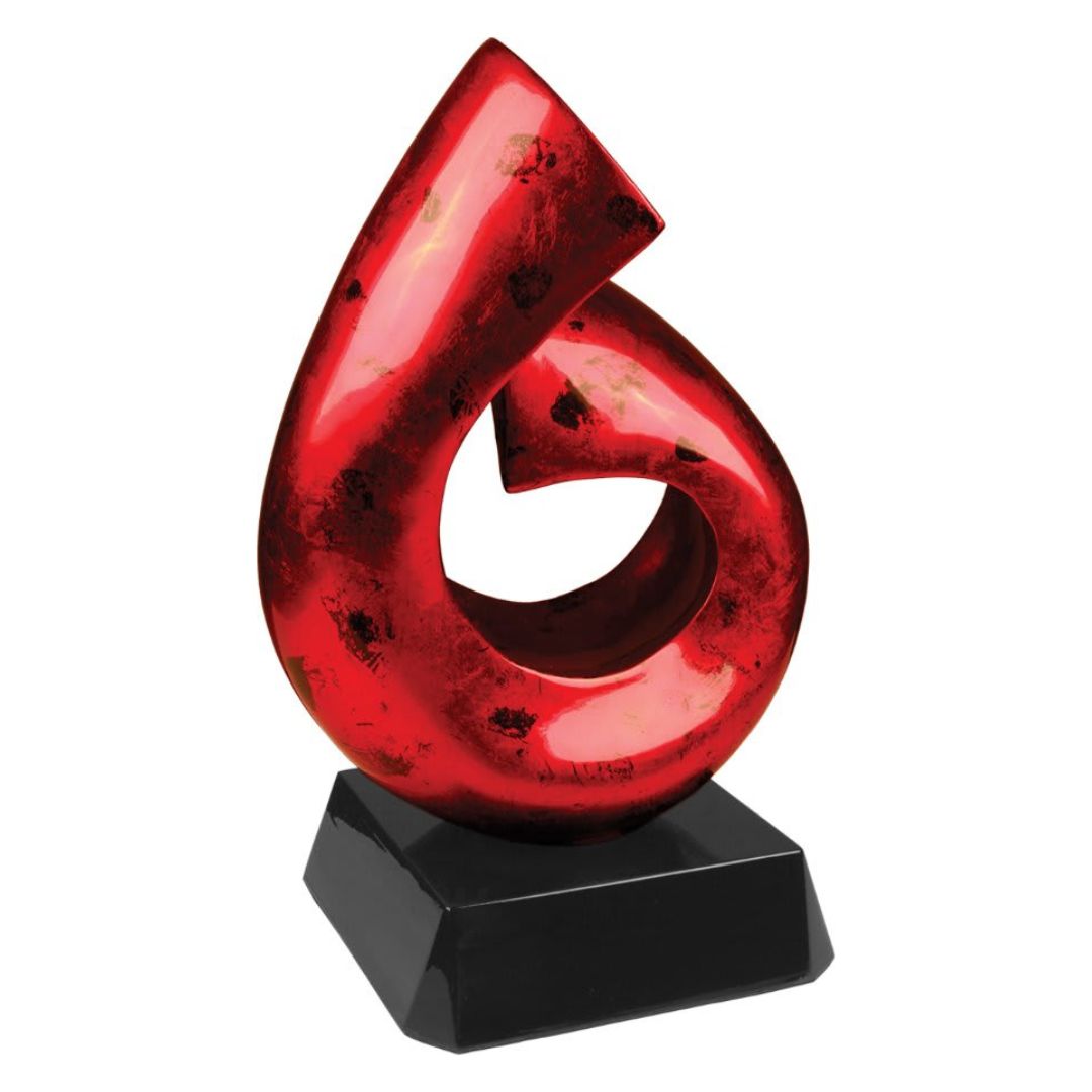 ADL003. Escultura Roja Artística Resina