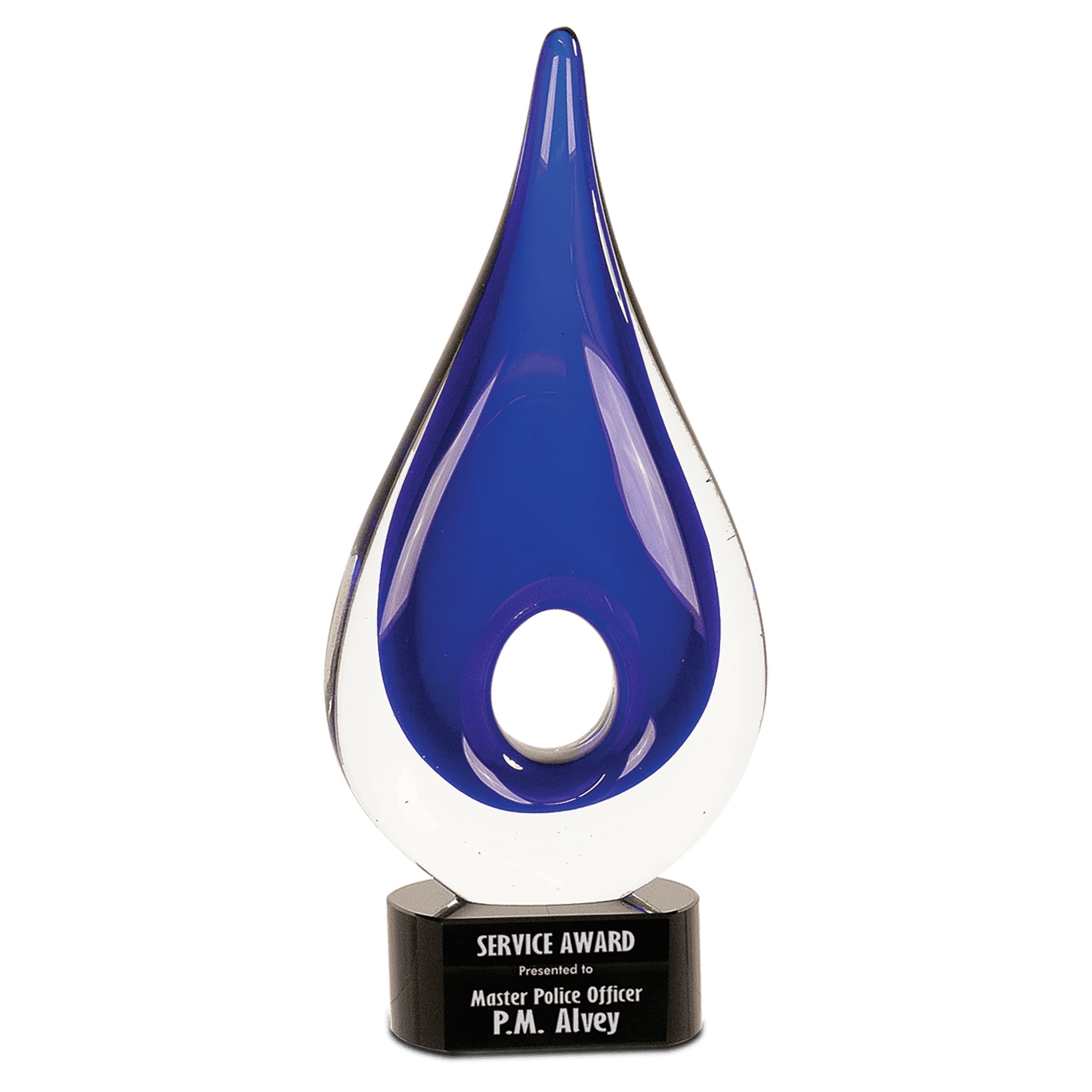 ADL029. Gota de Lluvia con Ventana Arte 100% Cristal