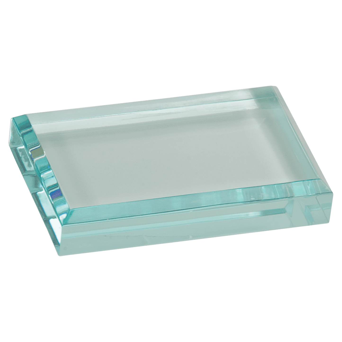 Jade 4" x 2 1/2" Acrylic Paperweight