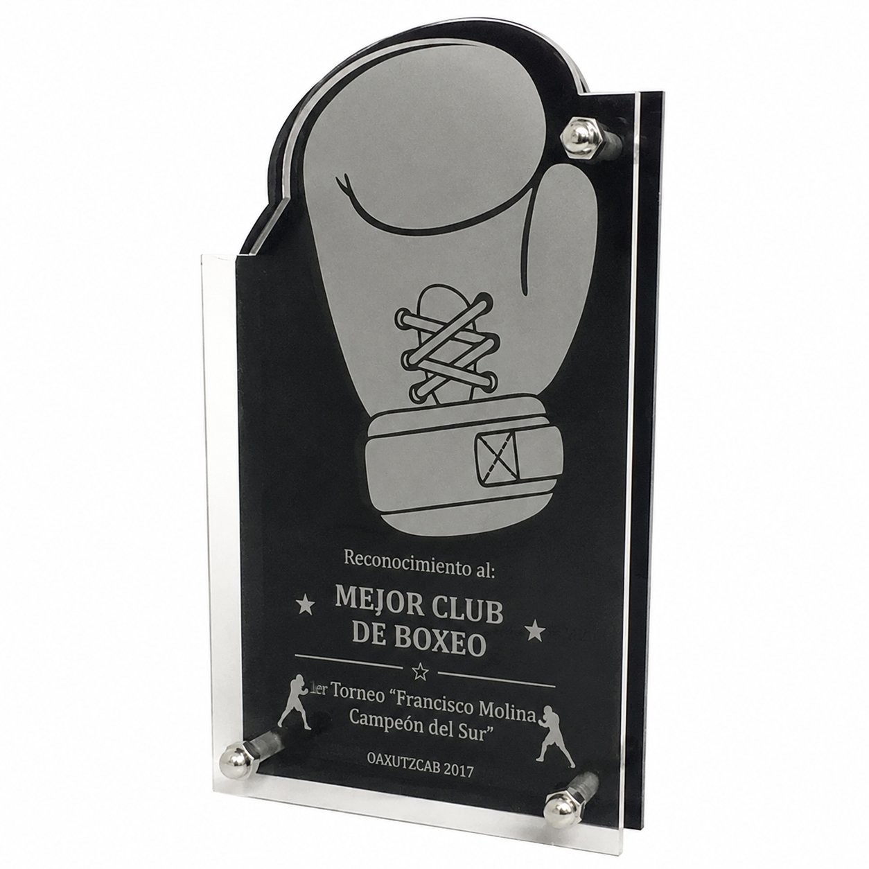TBX216. Trofeos de Boxeo en acrílico.