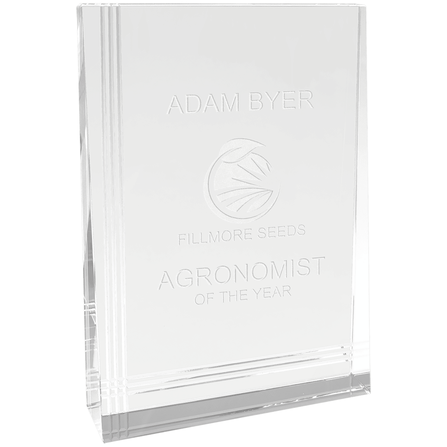 5 1/2" x 8" Crystal Wedge