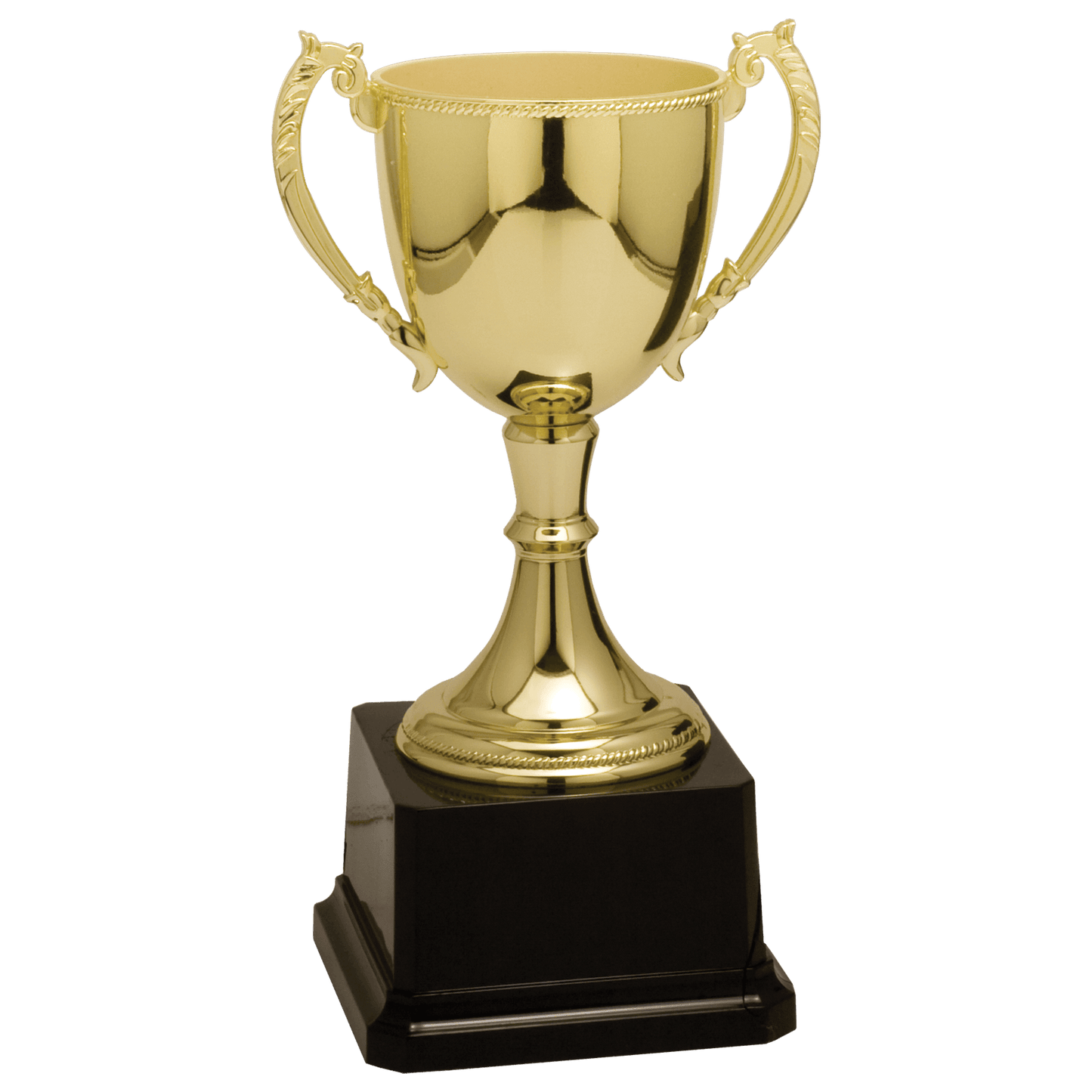 Gold 8 3/4" Completed Zinc Cup Trophy