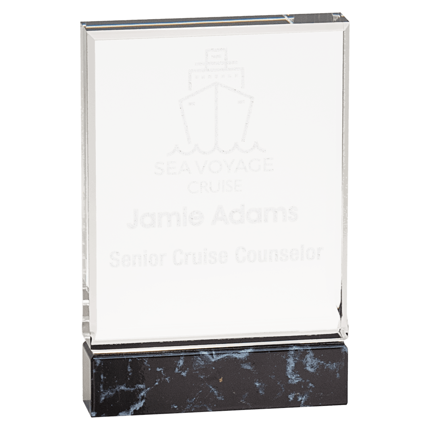 4" x 6" Black Fusion Acrylic