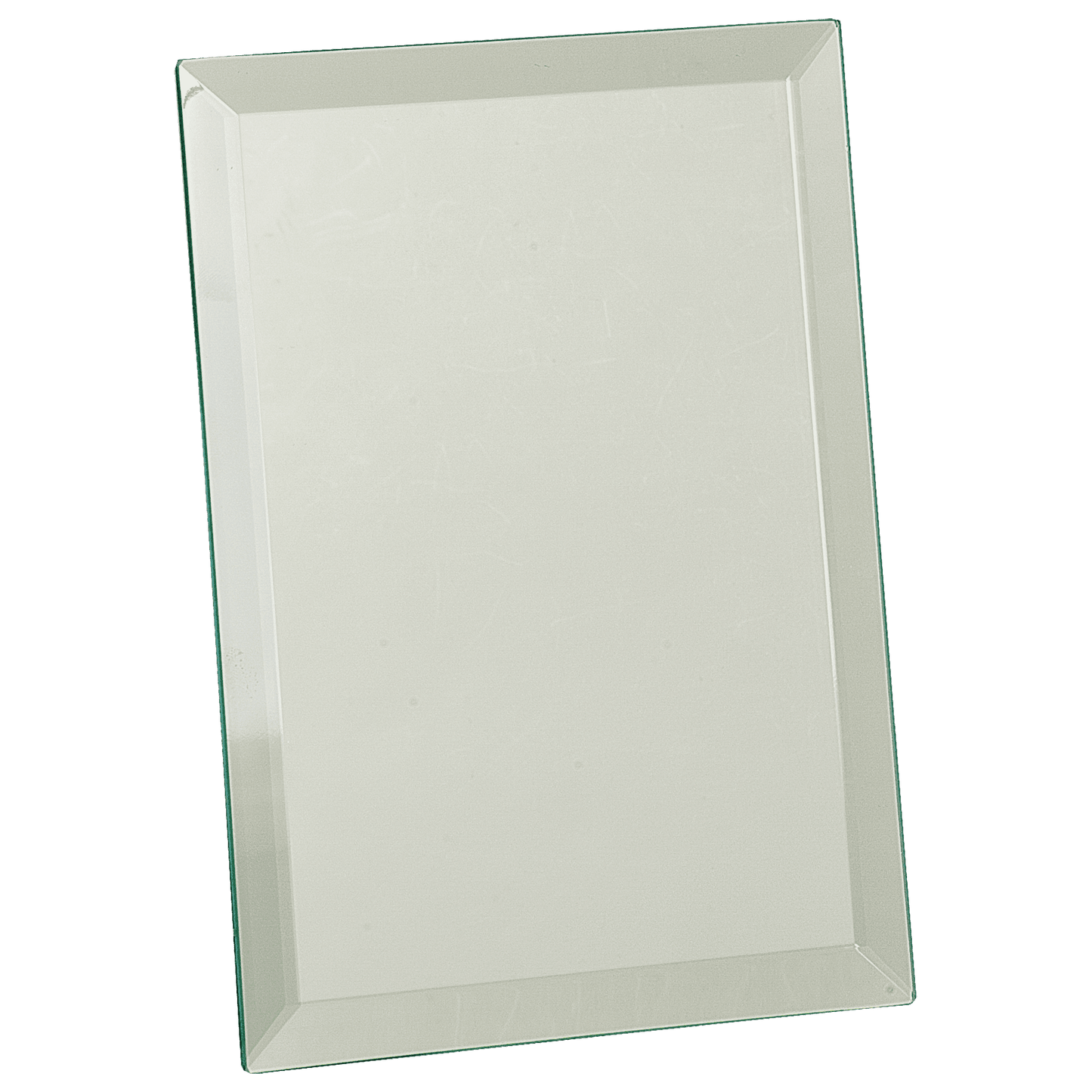 6" x 8" Clear Mirror Glass Plaque