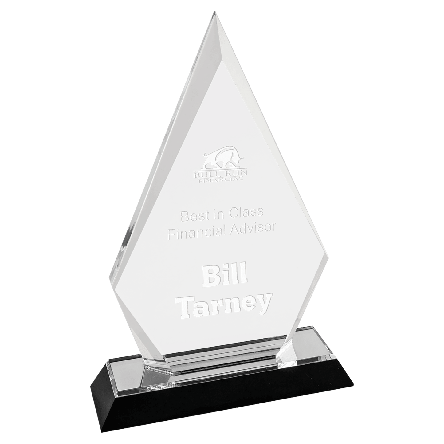 Silver 8" Arrow Point Impress Acrylic