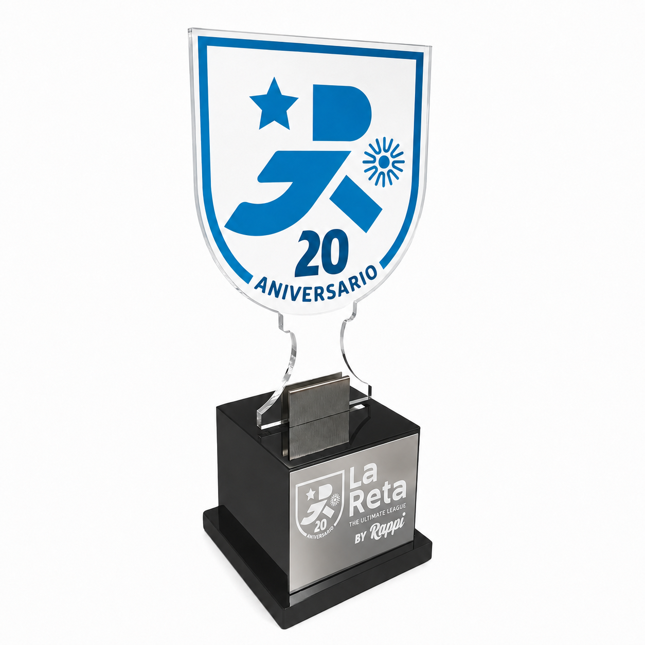 DEP450. Reconocimiento de Acrílico 9mm UV con Base de Copa
