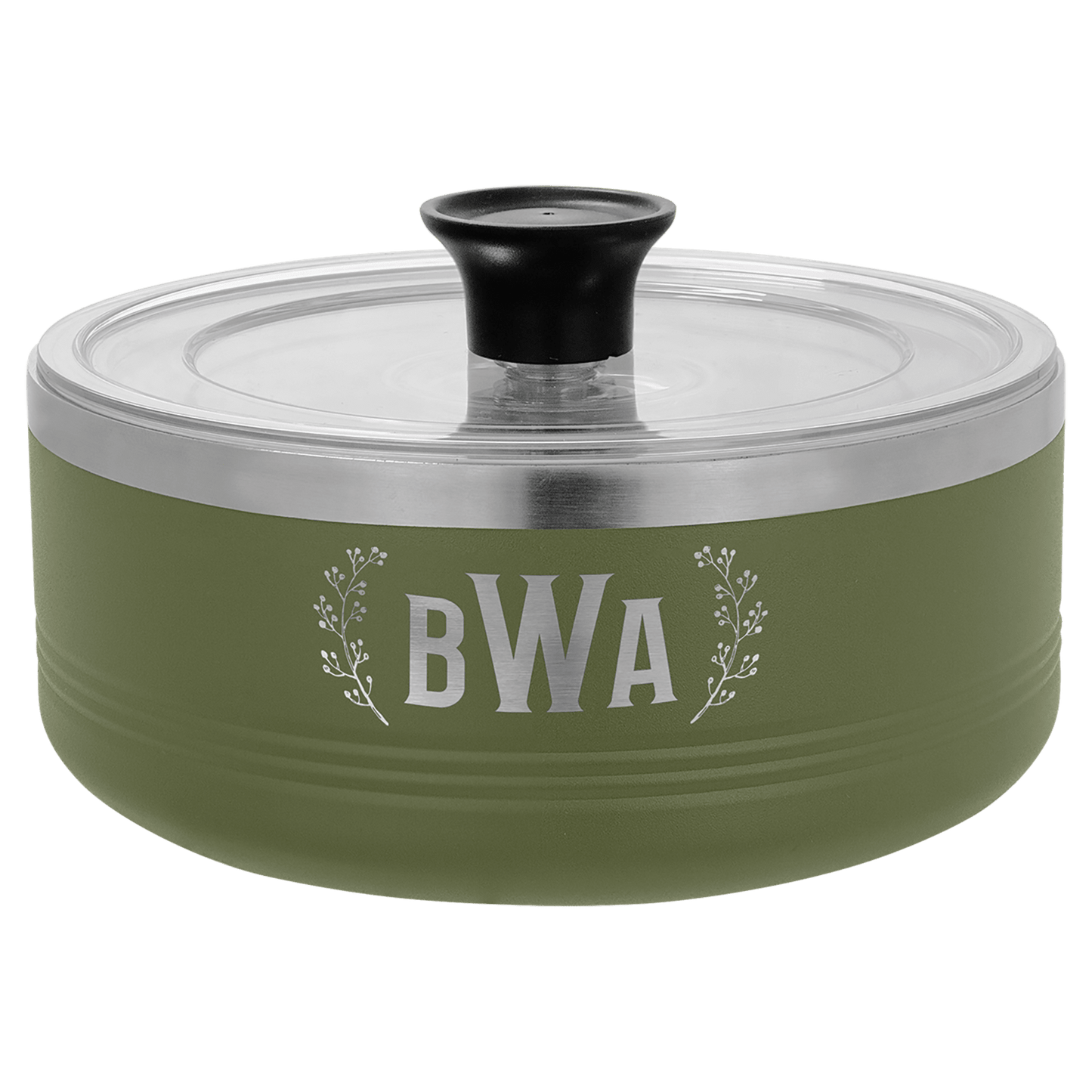 Black 9" Aluminum Pie Pan with Lid