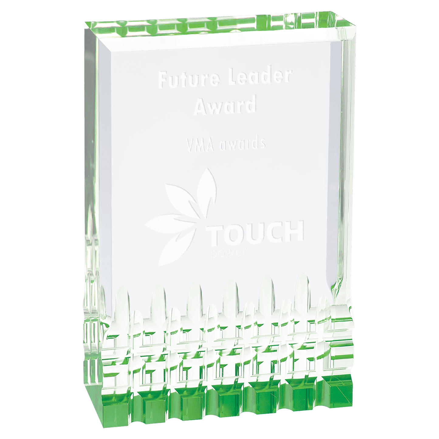 Green 3 1/2" x 5" Mirage Acrylic