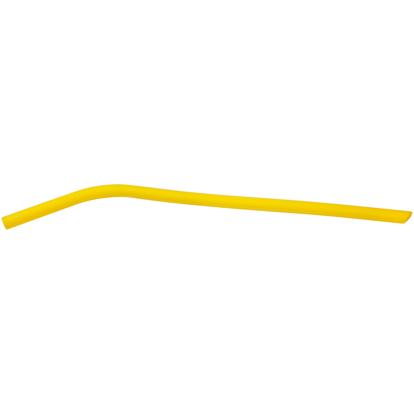 Yellow 10" Small Silicone Straw