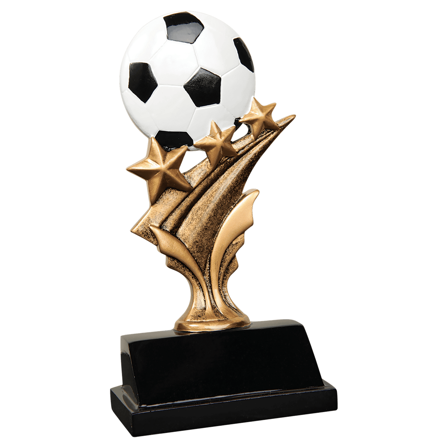 5 1/2" Soccer Tri Star Resin