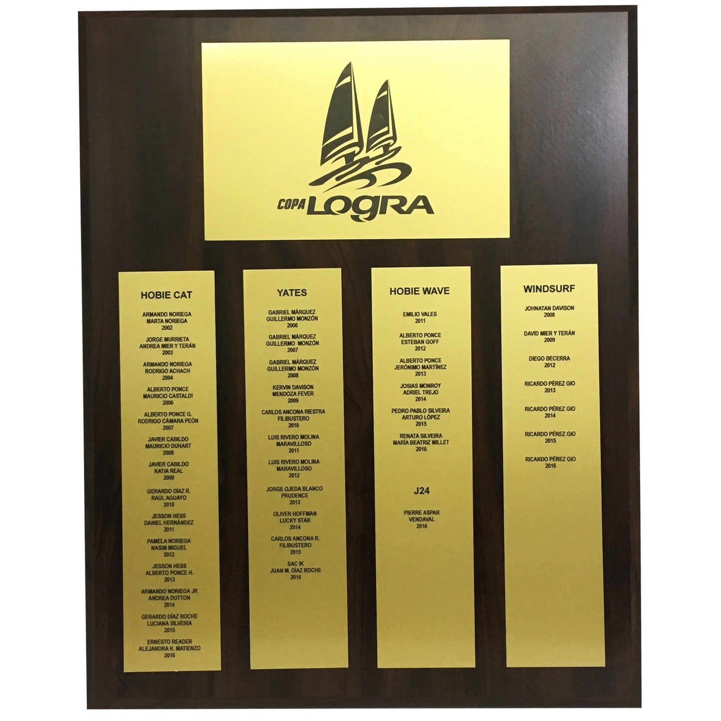 trofeo vela el numero uno