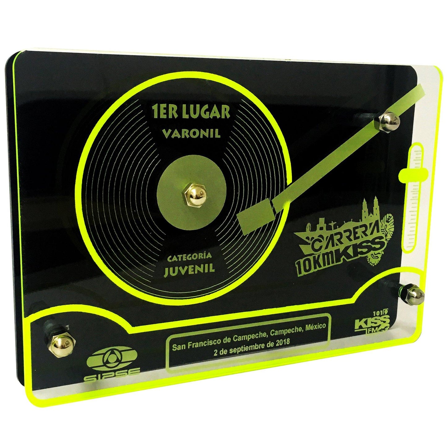 trofeo de DJ el numero uno