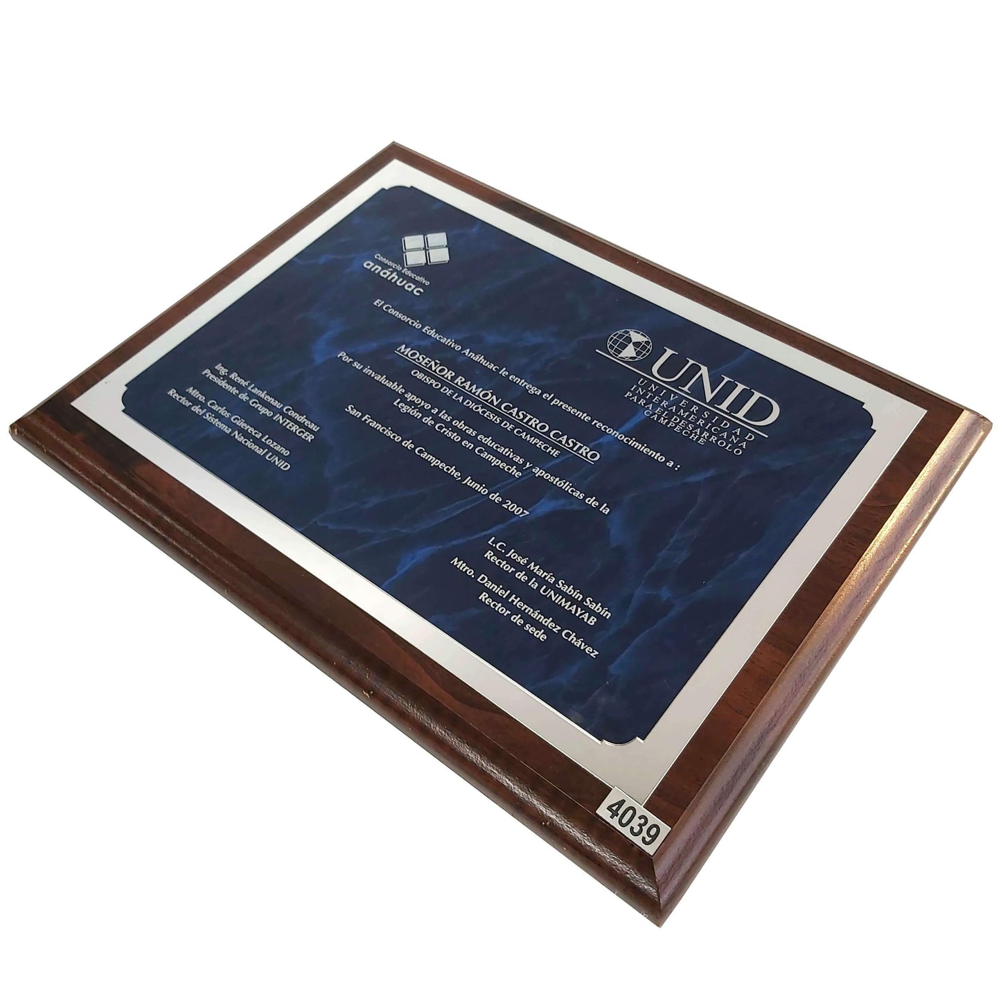 Trofeo RPA202. Reconocimiento-[product_type - El Número UNO