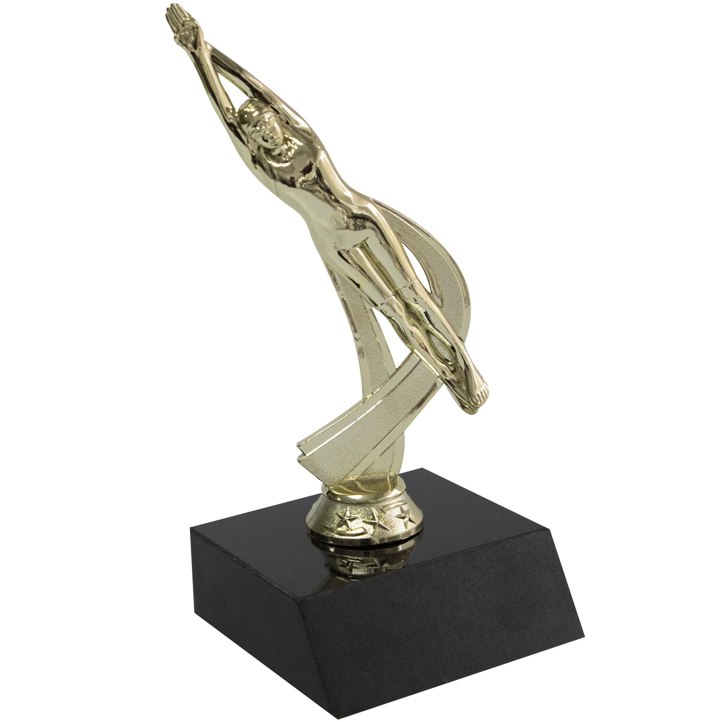 TNO204. Natación y Clavados Femenil Estatuilla - 21cm