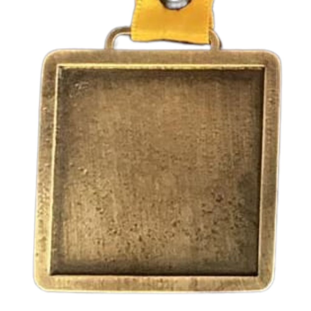 MED770. Medalla Personalizable Cuadrada (Mín. 50 piezas)
