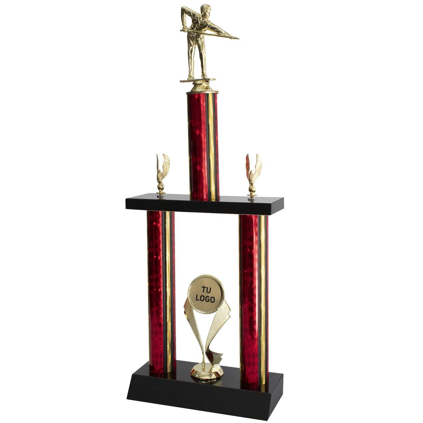 trofeo de billar el numero uno