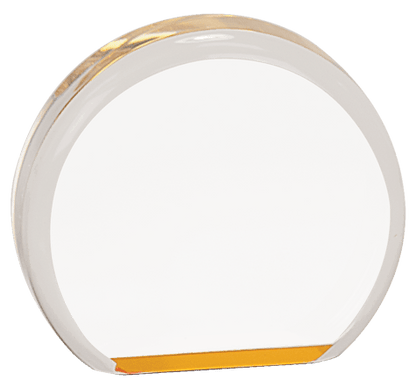 Gold 3 1/2" Acrylic Circle