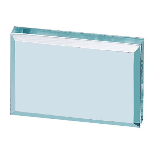2 1/2" x 4" Jade Rectangular Acrylic Paperweight
