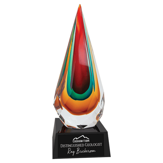 12" Faceted Rain Drop