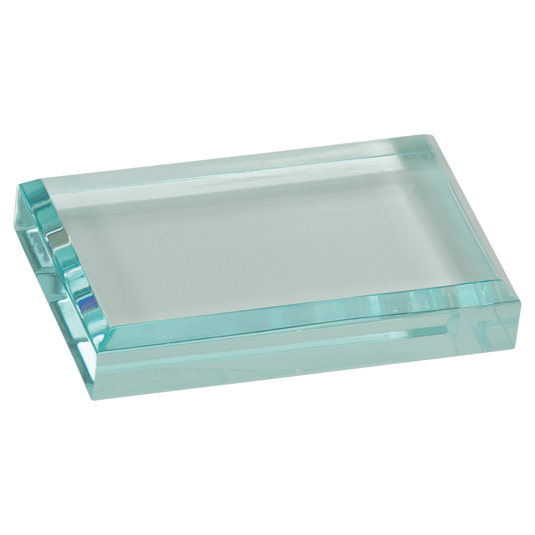 Jade 4" x 2 1/2" Acrylic Paperweight