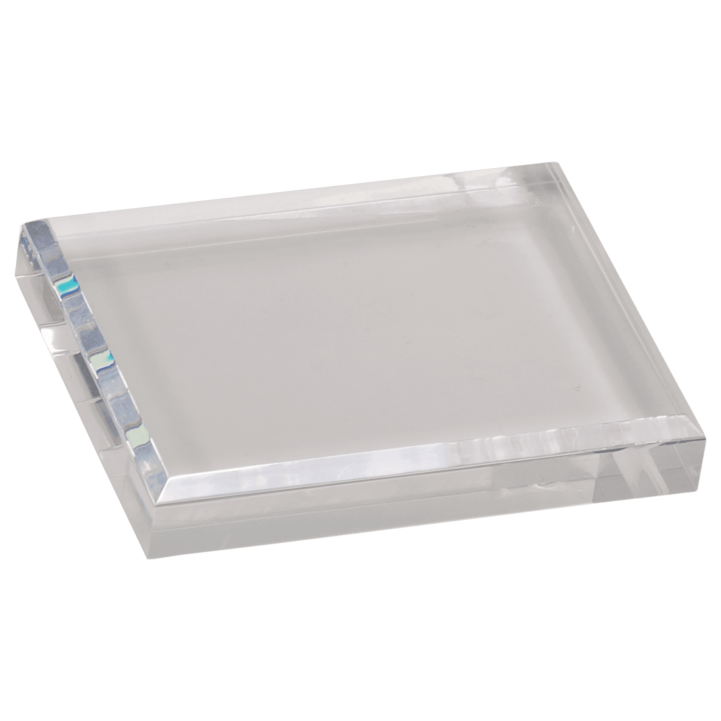 Clear 4 1/2" x 3 1/2" Acrylic Paperweight