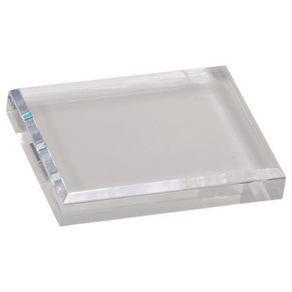 Clear 4 1/2" x 3 1/2" Acrylic Paperweight