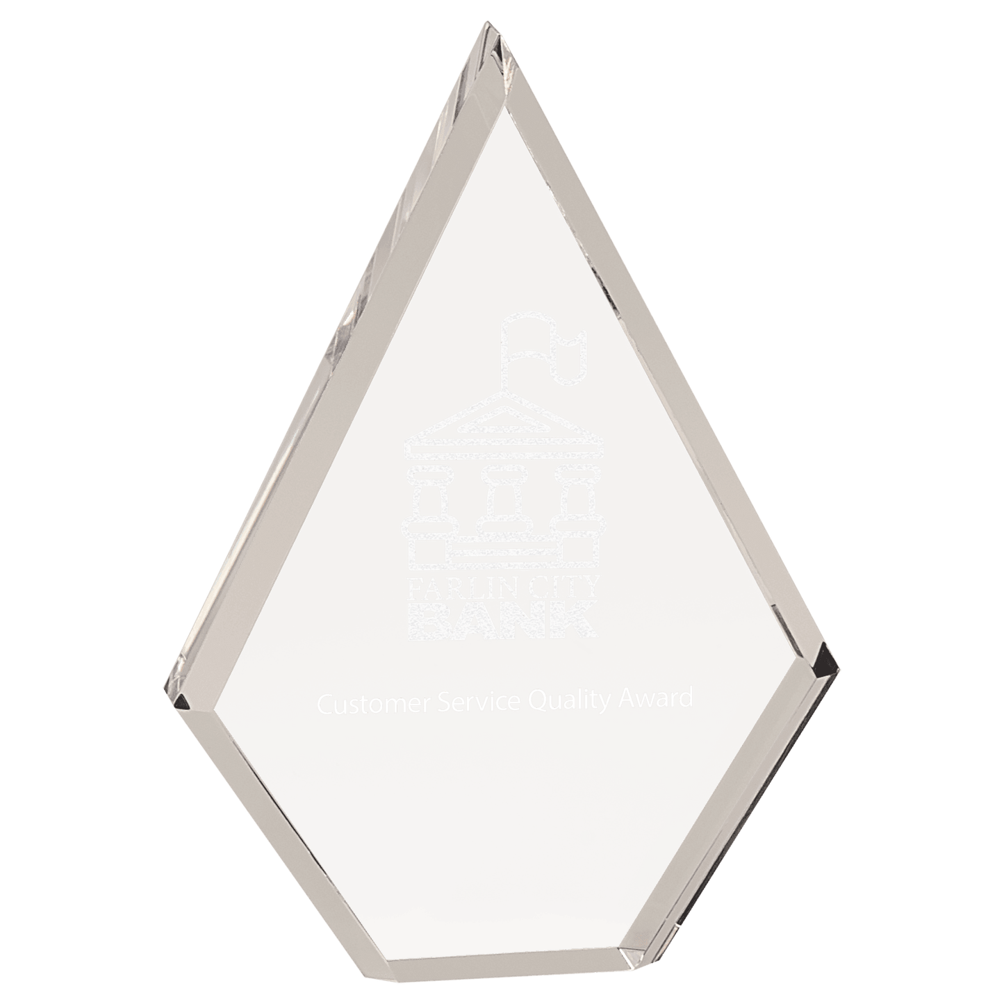 5" x 7" Clear Diamond Acrylic