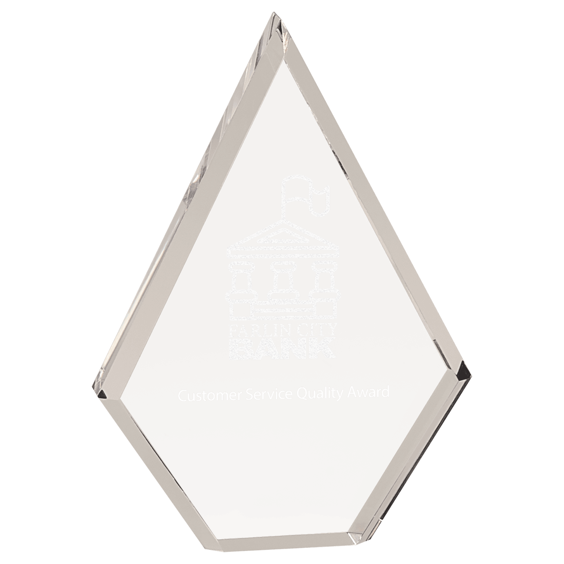 5" x 7" Clear Diamond Acrylic