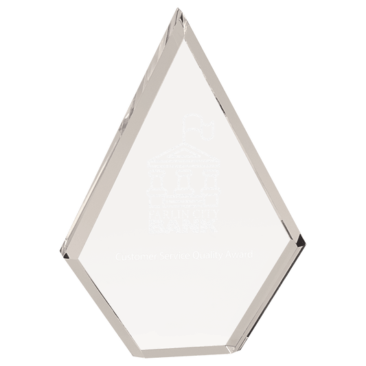 5" x 7" Clear Diamond Acrylic