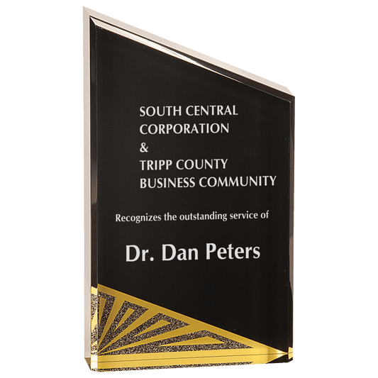 4" x 7" Black Diamond Peak Acrylic