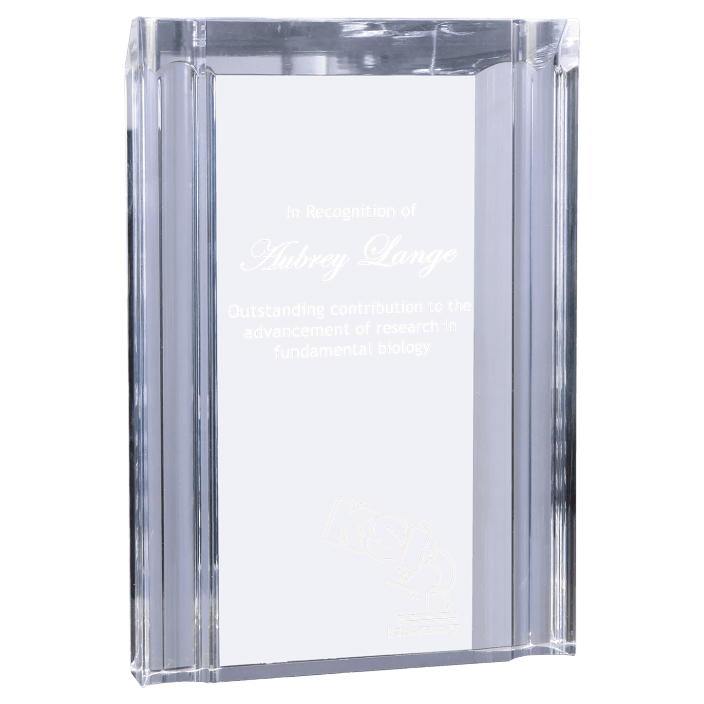 Clear 5" x 7" Channel Acrylic