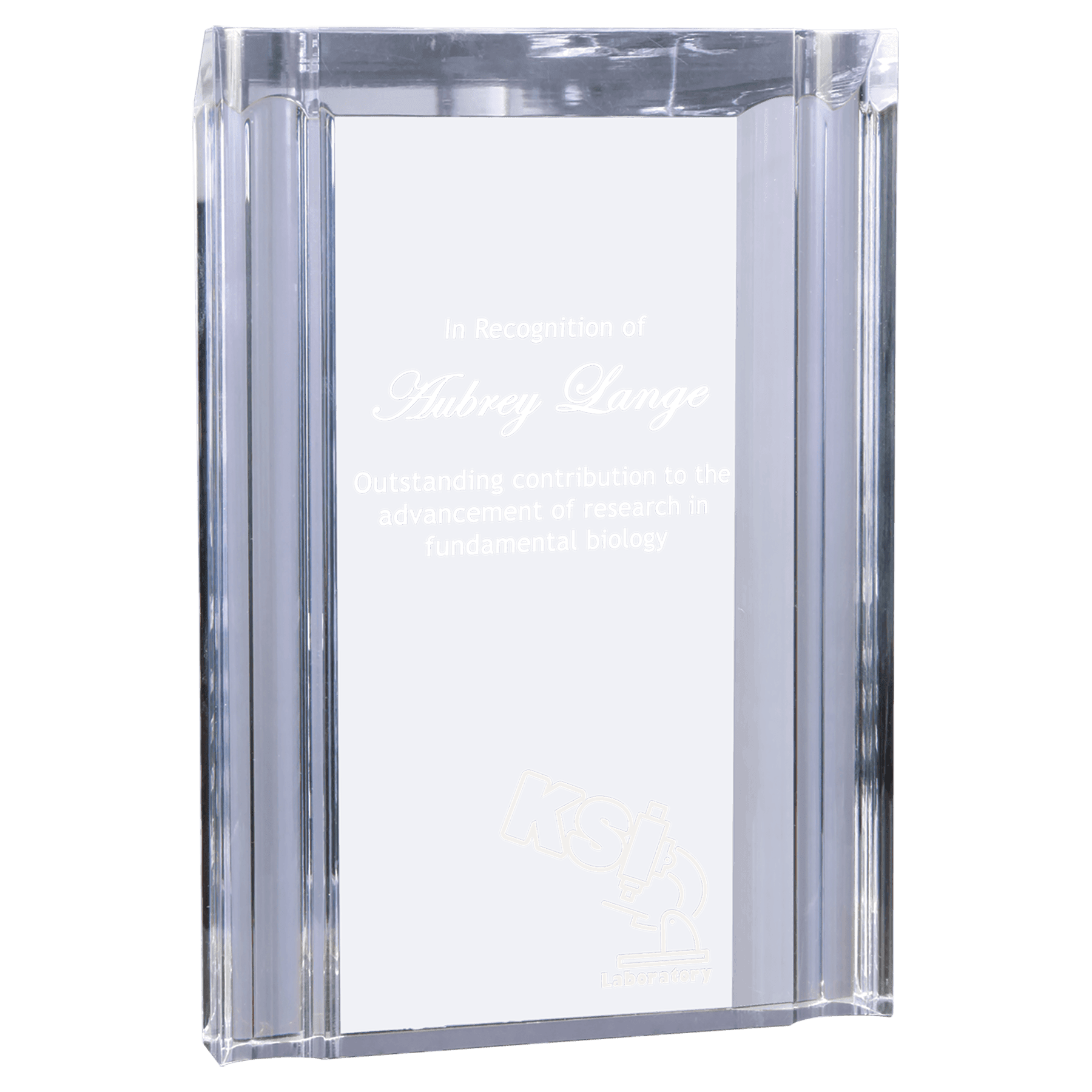 Clear 5" x 7" Channel Acrylic