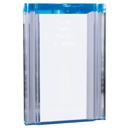 Blue 5" x 7" Channel Acrylic