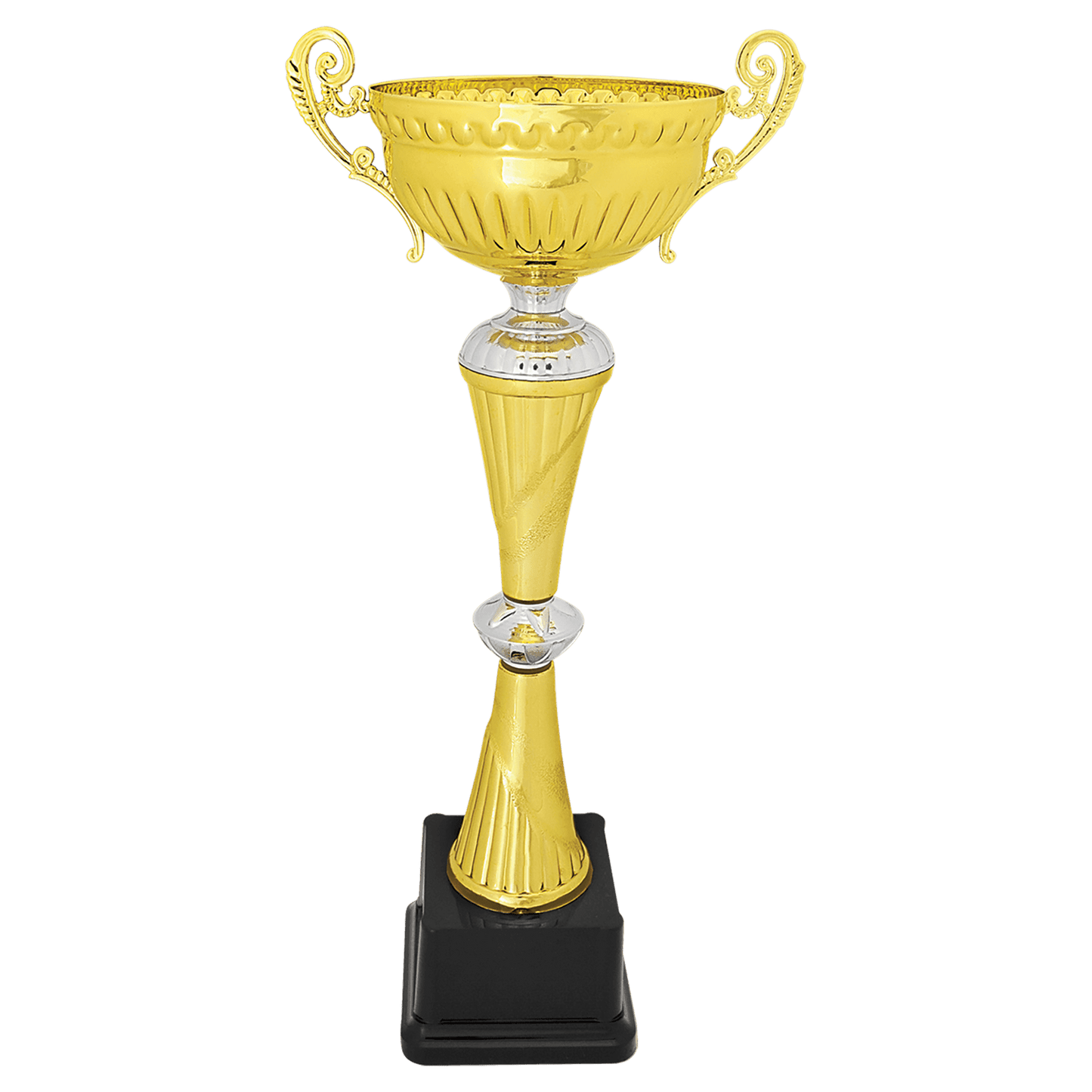 14 1/4" Gold/Silver Completed Metal Cup Trophy