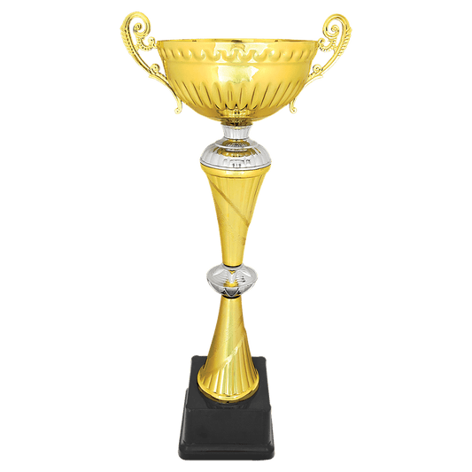 18 3/4" Gold/Silver Completed Metal Cup Trophy