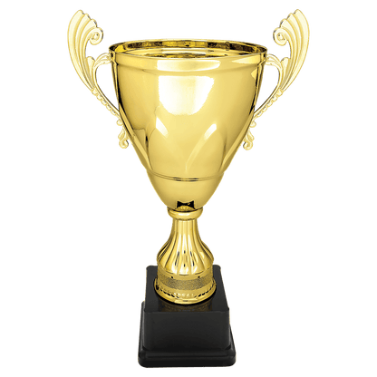 Gold 13" Completed Metal Cup on Plastic Base