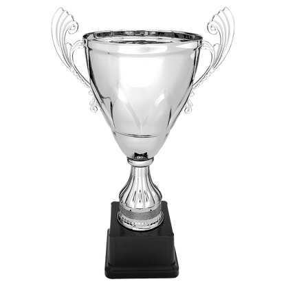 Silver 13" Completed Metal Cup on Plastic Base