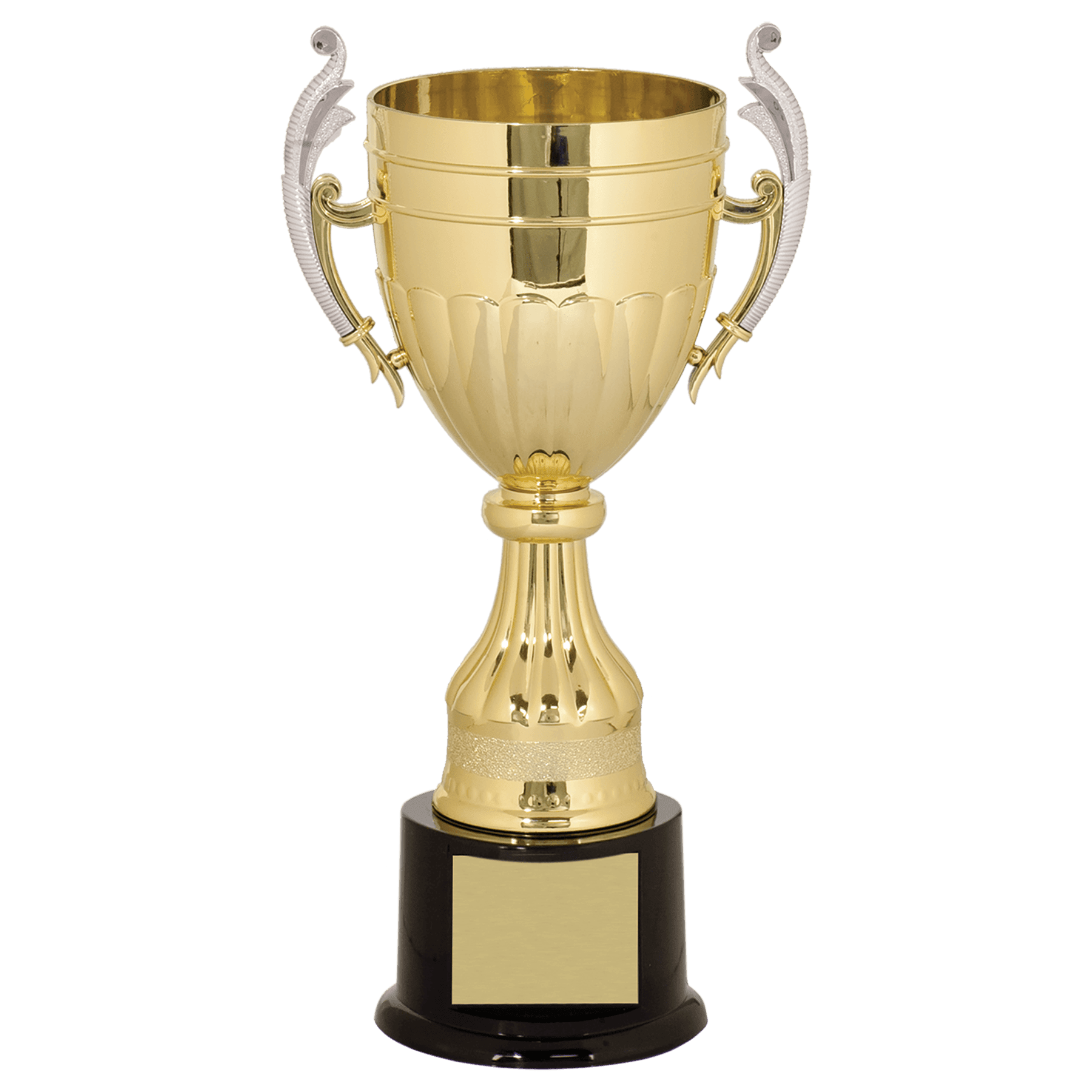 11" Gold/Silver Plastic Completed Cup Trophy