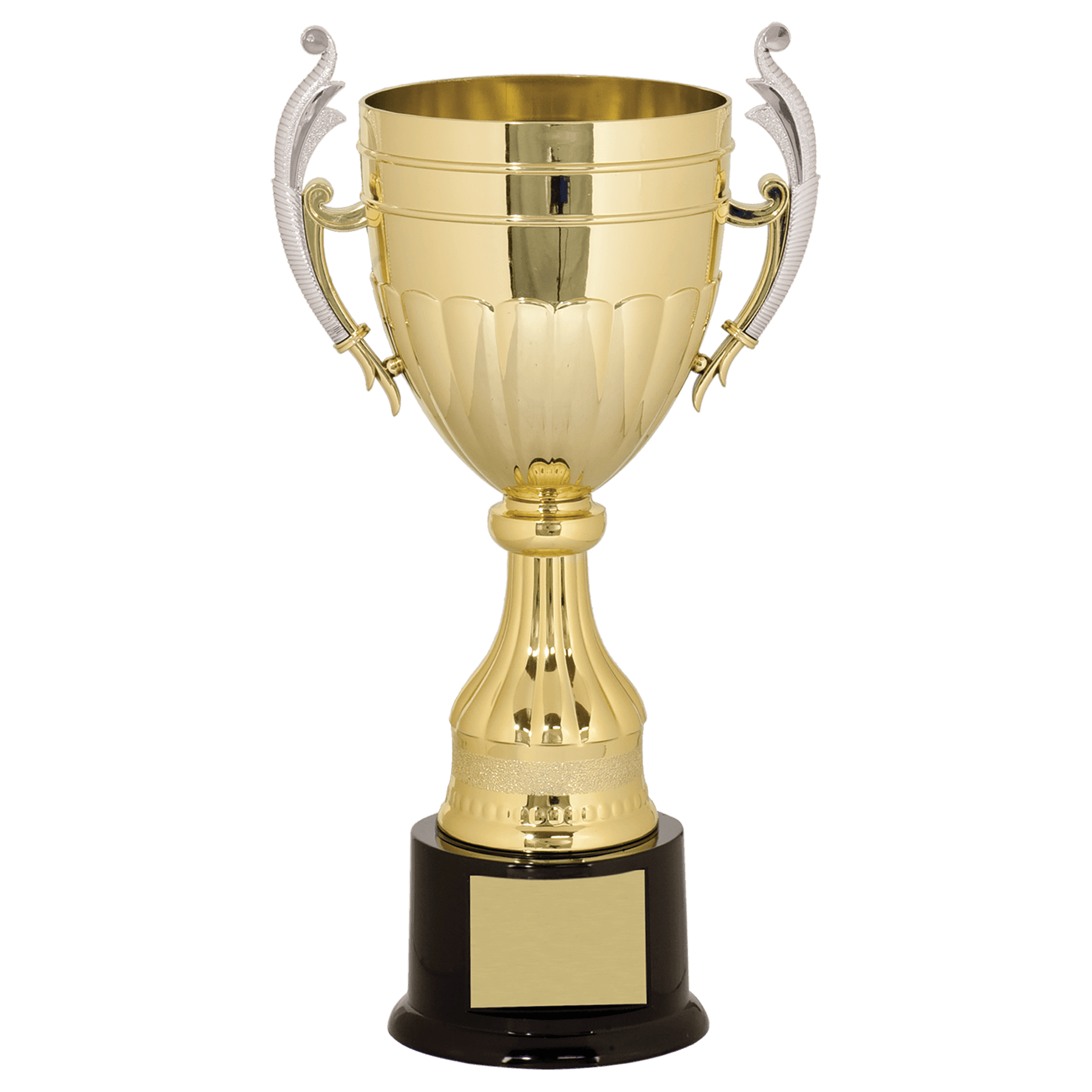 13" Gold/Silver Plastic Completed Cup Trophy