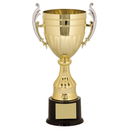 13" Gold/Silver Plastic Completed Cup Trophy
