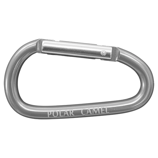 Gray Polar Camel Water Bottle Carabiner