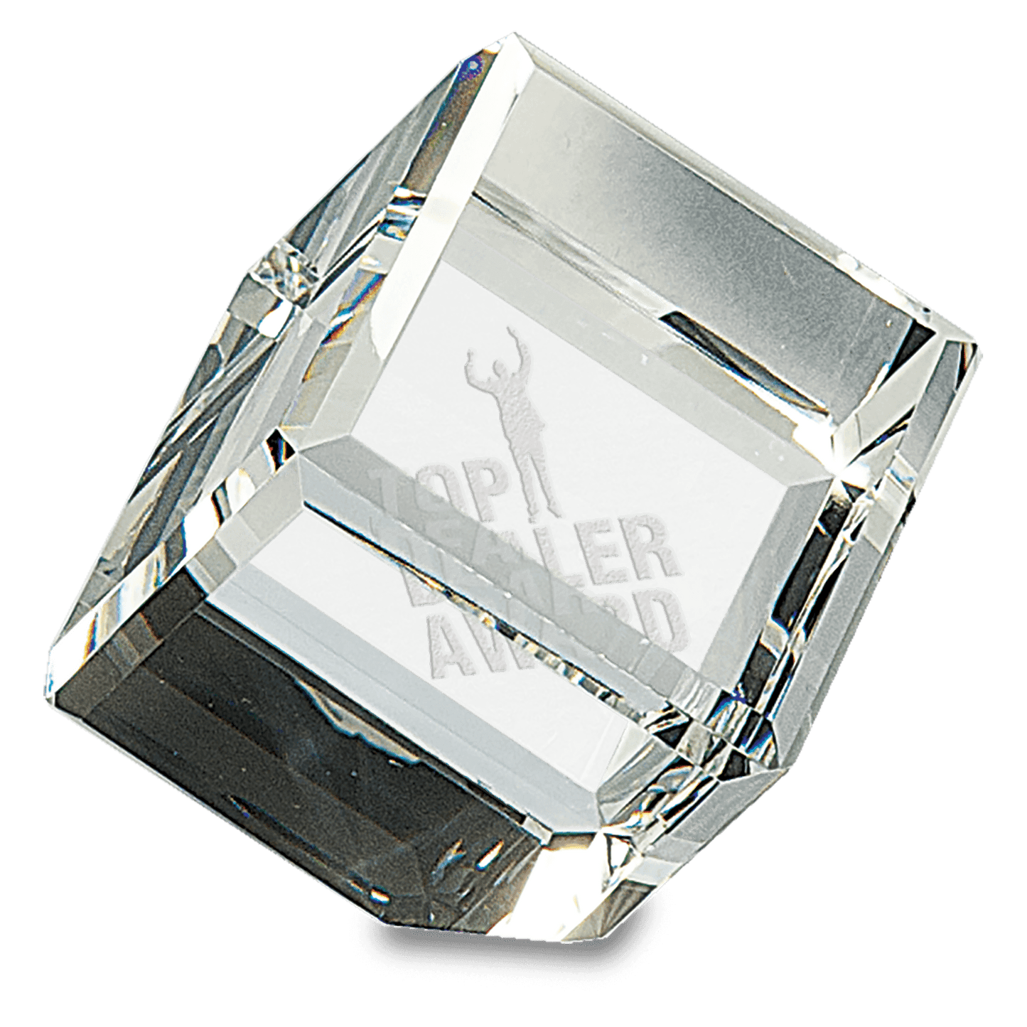 2 2 2 1/2" x 2 1/2" Crystal Cube