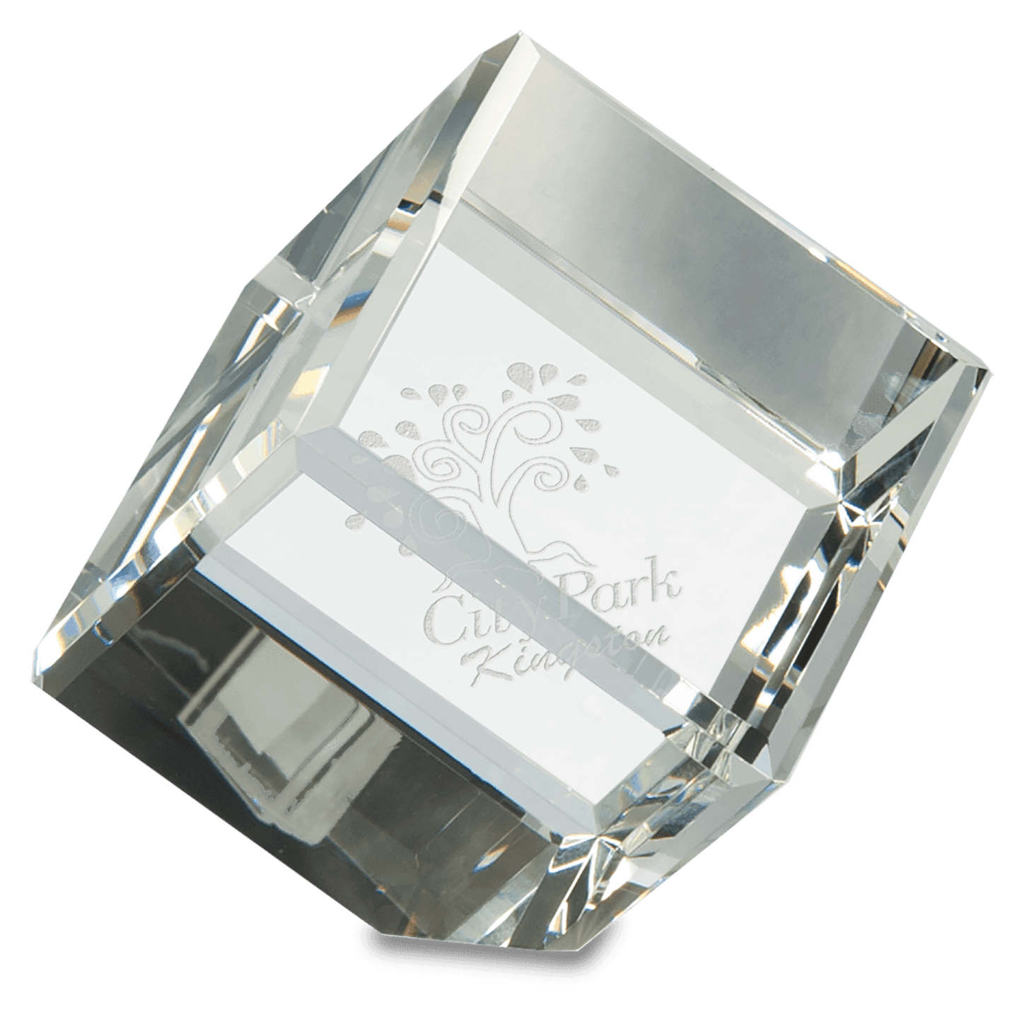 3" 2 3" x 3" Crystal Cube