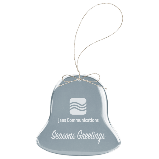 2 3/4" Crystal Bell Ornament