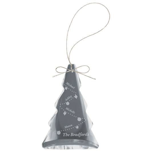 3" Crystal Tree Ornament
