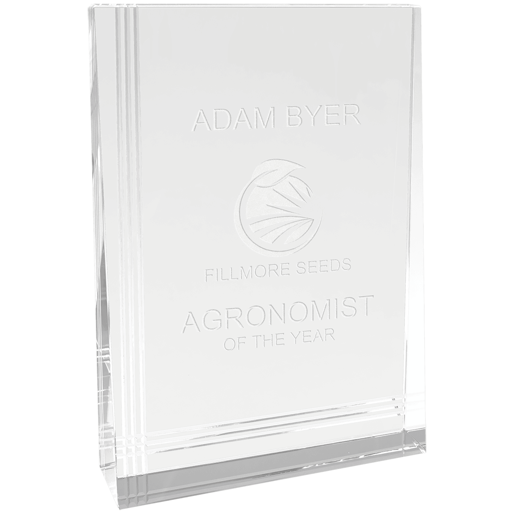 5 1/2" x 8" Crystal Wedge