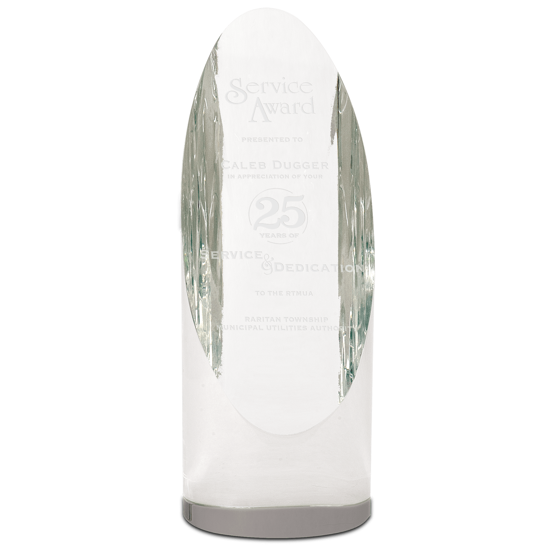 7 1/2" Crystal Cylinder