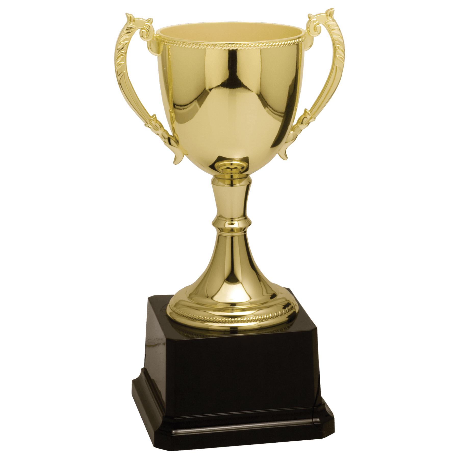 Gold 8 3/4" Completed Zinc Cup Trophy