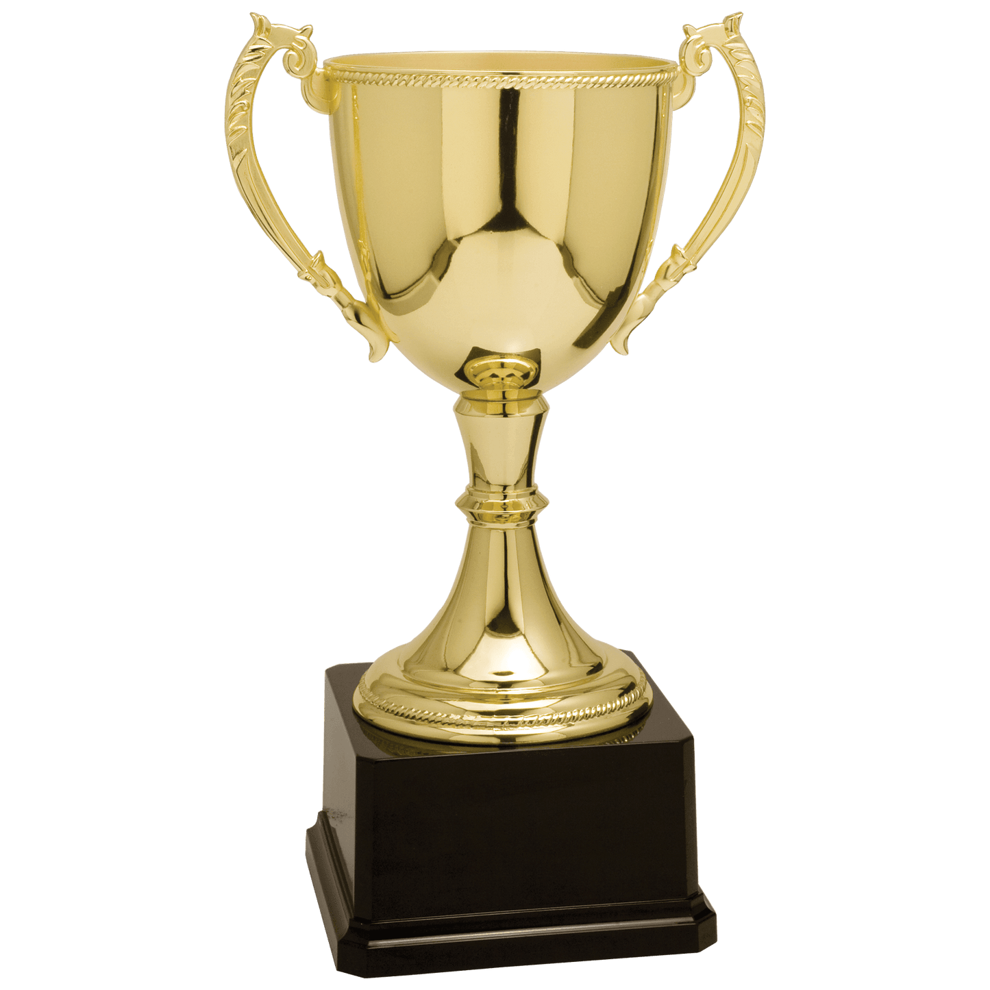 Gold 12 3/4" Completed Zinc Cup Trophy